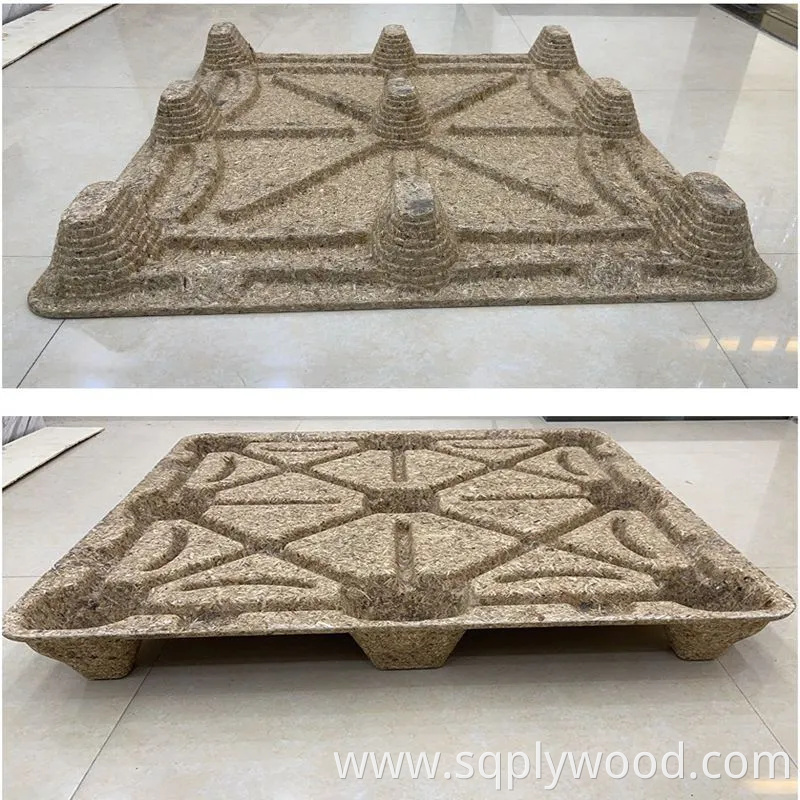 New Nestable Fumigation Free Compressed Wood Pallets 4 Way Warehouse Wooden Pallet 1000*1000mm 1100*1100mm 1200*800mm 1200*1000mm for Singapore & Malaysia